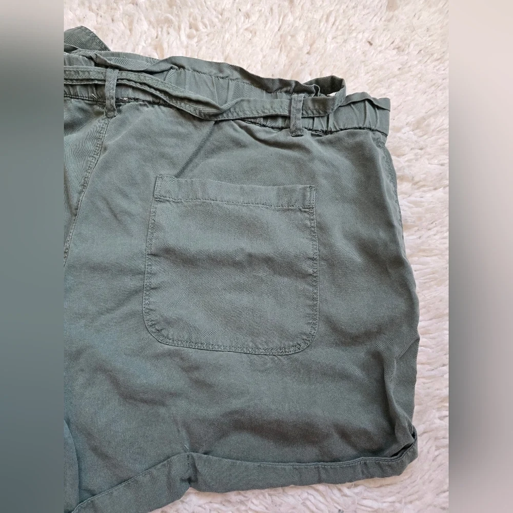 Aerie Women's Green Flowy Shorts